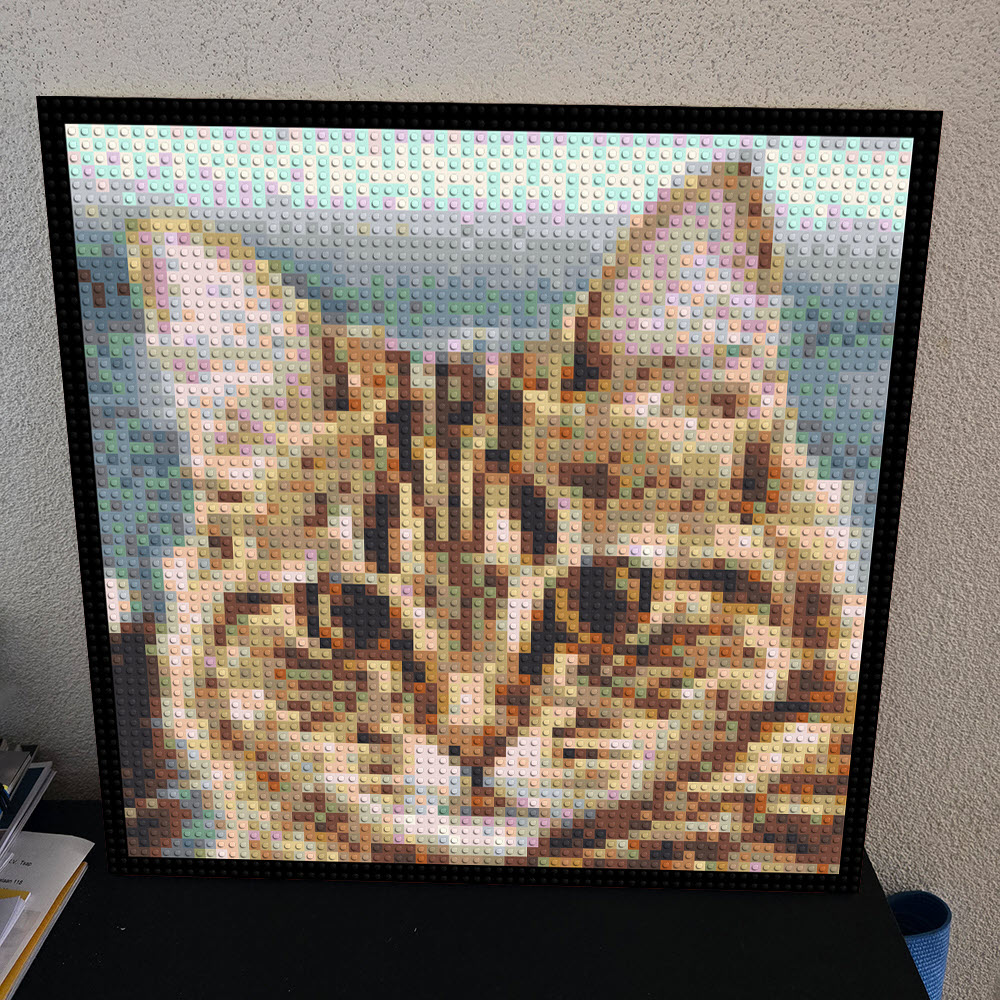Cat lego mosaic Cat lego mosaic